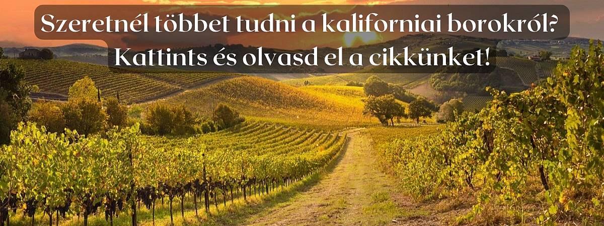 Amerikai legjobb borai a kaliforniai borvidékről